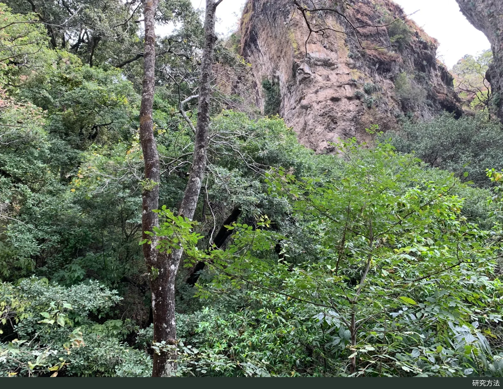 墨西哥普埃布拉州北部山区阿滕潘市一带的实景，山地与村镇建筑同在画面中